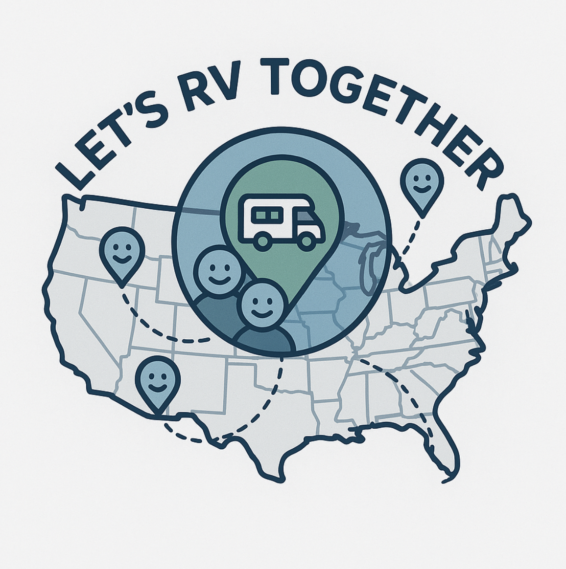 Let's RV Together Logo